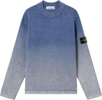 Stone Island Truien & Vesten, Heren, Blauw, L, Rondgebreide trui