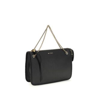 Etro Womens Calf Leather Clutch Black Bos