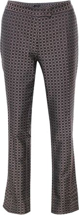 Joseph pre-owned Duke patterned trousers - Black