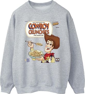 Disney Heren Toy Story Woody Cowboy Crunchies Sweatshirt (Sportgrijs)