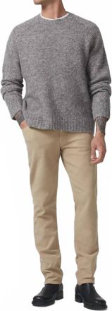 Citizens Of Humanity Adler French Terry Slim Straight Jeans In Khaki Classic