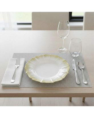 American Atelier Contessa Glitter Rim Charger Plate