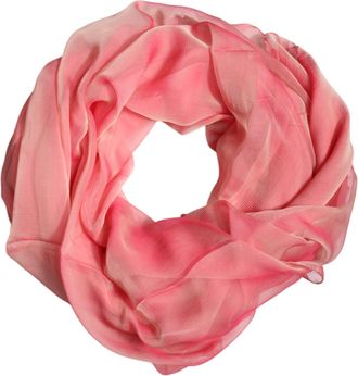 Dolce & Gabbana Womens Silk Rectangle Shawl Pink