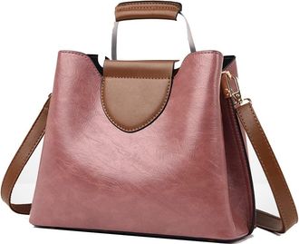 Generic Leather Purses and Handbags for Women Tote Top Handle Crossbody Bag Casual Satchel Ladies Large Shoulder Bags (Purple)