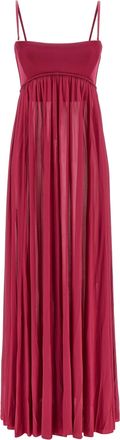 Zimmermann Fuchsia Viscose Long Womens Dress