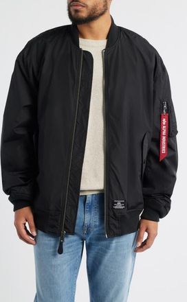 Alpha Industries L-2B Oversize Flight Jacket in Black at Nordstrom, Size Xx-Large