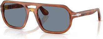Persol Guido Zonnebril - unisex - Zonnebrillen - Oranje - 59 MM - Accessoires