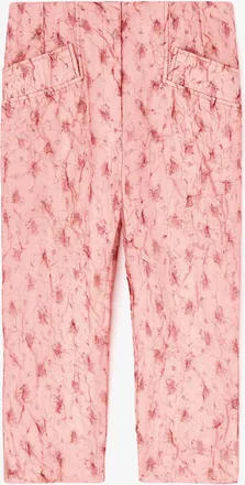 Ganni Capri Pants in Shibori Organza - Size 32 Lantana