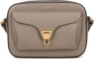 Coccinelle Beat Soft Handbag - Dames - Schoudertassen - Grijs - ONE Size - Katoen - Tassen