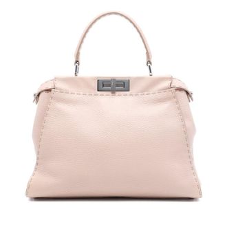 Fendi Pre-owned Fendi Medium Leather Selleria Peekaboo Iconic Satchel Ladies 7891I75PIJG1X4W0