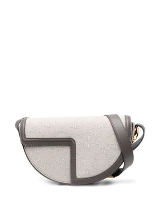 Patou Le Patou schoudertas met logo jacquard - Grijs