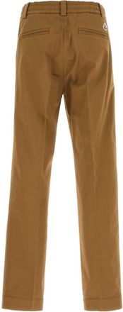Moncler Mens Camel Cotton Pant 24r Exterior: Pantaloni Trousers