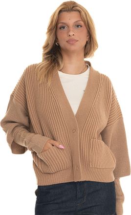 Pinko Cardigan in maglia Brioso Beige Pinko Donna