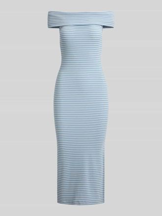 Lauren Ralph Lauren Figurbetontes Freizeitkleid aus Baumwoll-Mix in Hellblau, Gr&ouml;&szlig;e XL