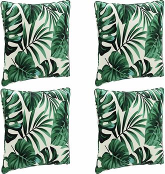 vidaXL Cojines De Respaldo De 4 Piezas Putten 4 Pcs 100% Poli&eacute;ster Vidaxl
