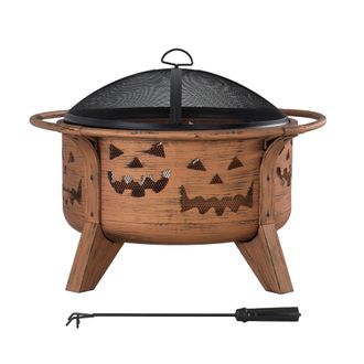 Sunjoy Direct Xl Hoguera De Acero Hekla - &Oslash;76cm, Cobre