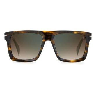David Beckham Db 7134/S Bold Square Tortoiseshell Sunglasses