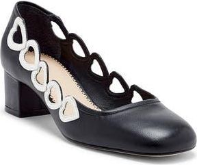 Cinq à Sept Martine Block Heel Pump in Black/Ivory at Nordstrom Rack, Size 10.5Us / 40.5Eu