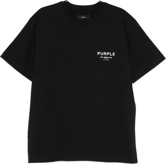 Purple Tops, Heren, Zwart, L, P117 Hbsn T-shirt