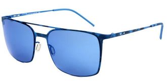 Italia Independent II 0212 023.000 Mens Sunglasses Blue Size 55