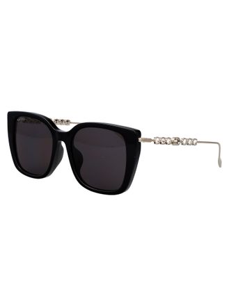 Gucci GG1971SA Square Metal Sunglasses - Black