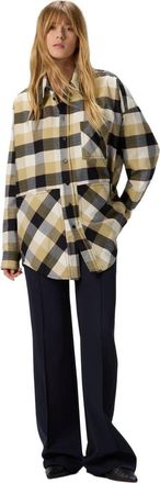 Missoni Oversized Check Shirt in Beige at Nordstrom, Size 40 It