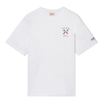 MC2 Saint Barth T-Shirts, male, White, Size: XL Portofino T-Shirt