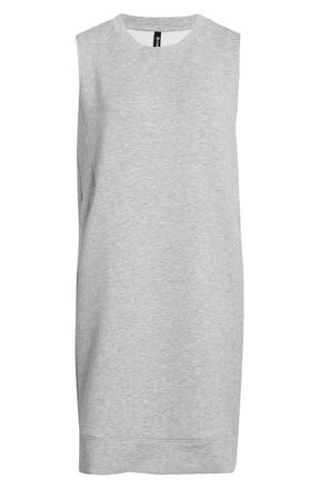 Lord & Taylor Dreamweave Sleeveless Dress in Heather Concrete at Nordstrom, Size X-Small