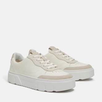 Timberland Sneaker TIMBERLAND LAUREL COURT LOW LACE UP SNEAKER, Damen, Gr. 36, beige (natural leather), Leder, Synthetik, Schuhe Sneaker