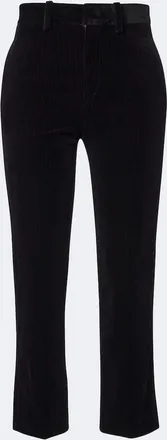 Isabel Marant Roaya cotton velvet straight pants