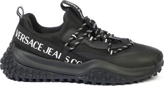 Versace Jeans Couture Hyber Sneakers - unisex - Sneakers - Zwart - 40 EU - Polyester - Schoenen