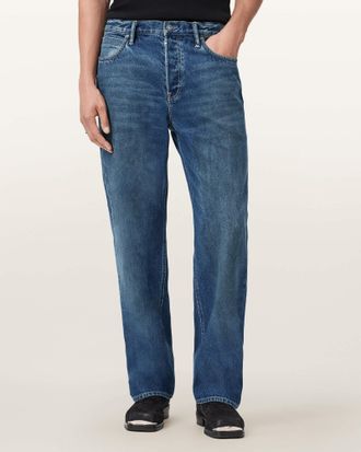 AllSaints Cotton Mullen Denim Jeans, Size: 28/L30