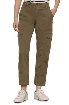 Sanctuary Rebel Ankle Straight Leg Cargo Pants in Fatigue Green at Nordstrom, Size 29