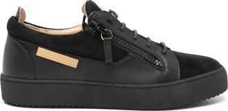 Giuseppe Zanotti Frankie sneakers - men - Rubber/Calf Leather/Calf Suede/Calf Leather - 45 - Black