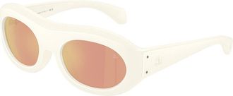 Moncler ME8015U RAMILLON 50367J Mens Sunglasses White Size 54