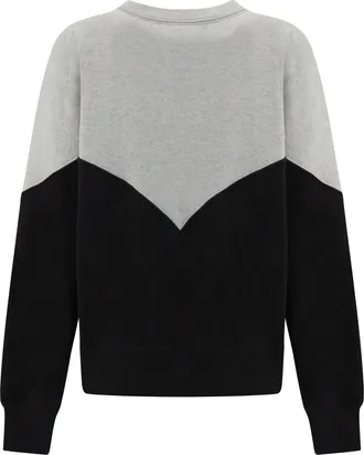 Isabel Marant Womens Cotton Houston Sweatshirt Faded Black Cotton; Polyester Sweatshirts Sweater