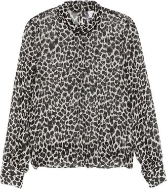 Caliban Blusa con stampa - Nero