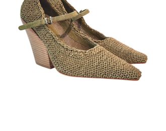 Jeffrey Campbell Womens Mable Mary Janes In Olive