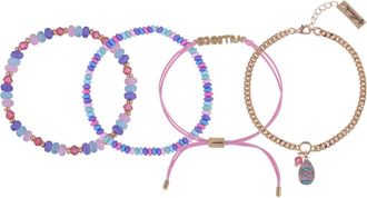 Hallmark 4pc Easter Bracelet Set in Pink at Nordstrom