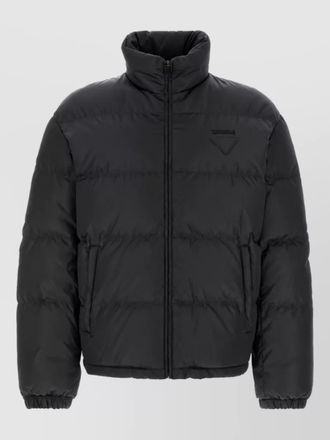 Prada down high-neck padded jacket