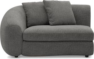 Castlery Fable Left Arm Sofa Customized, Dark Grey, Spill Resistant, Ultra Deep Seats for Castlery Sofas