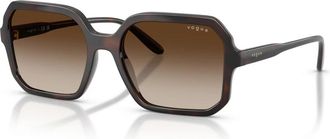 Vogue Eyewear VO 5696S Zonnebril - Dames - Zonnebrillen - Bruin - 55 MM - Nylon - Accessoires