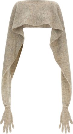 Moschino Grey Glove cape