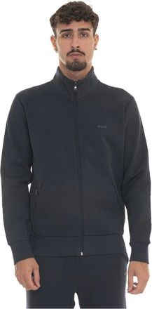 HUGO BOSS Hombre, Sudaderas, Azul, Talla: L