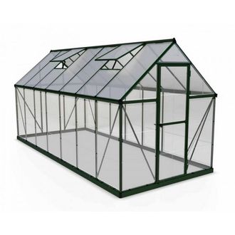 Palram Greenhouse Hybrid 6 x 14, Polycarbonate, L426 x W185 x H208 cm - Green