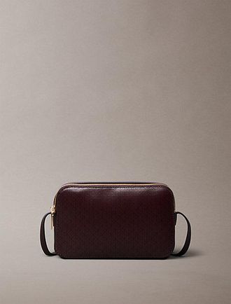 Calvin Klein Allover Monogram Logo Camera Bag