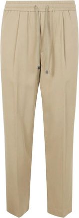 Jacob Cohen Broeken, Heren, Bruin, S, Wortel Fit Ruwe Broek
