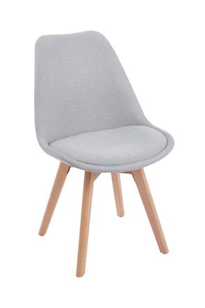 Regalos Miguel Sillas Comedor - Silla Synk Tela - Gris Claro