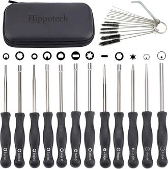 Elle Juego De Herramientas Hippotech De 12 Piezas Para Ajuste De Carburador Con Destornillador De Anillo En A Para Motores Peque&ntilde;os De 2 Tiempos Para Desbr