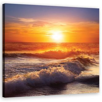 Artgeist Artgeist - Quadro su tela, Mare Onda Natura - 60x60
